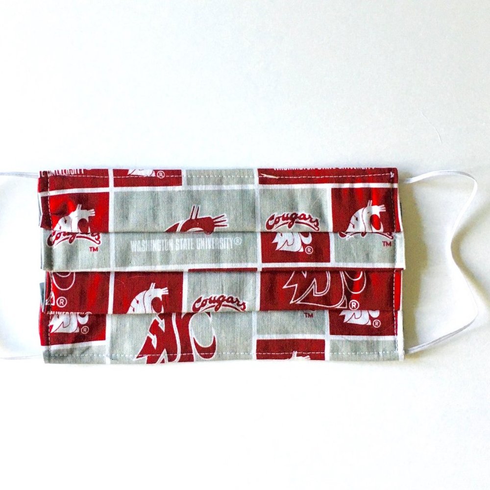 WSU COUGARS Handmade Face Mask